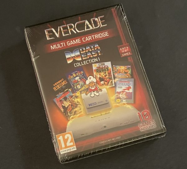 Jaquette avant du jeu "Data East Collection 1" sorti sur Evercade.