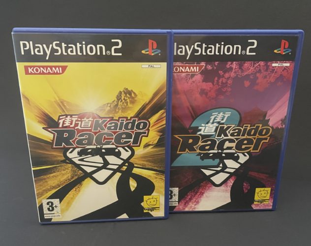 Photo des boîtes des deux "Kaido Racer" sorti sur PS2 en version PAL. (Jaquette avant)