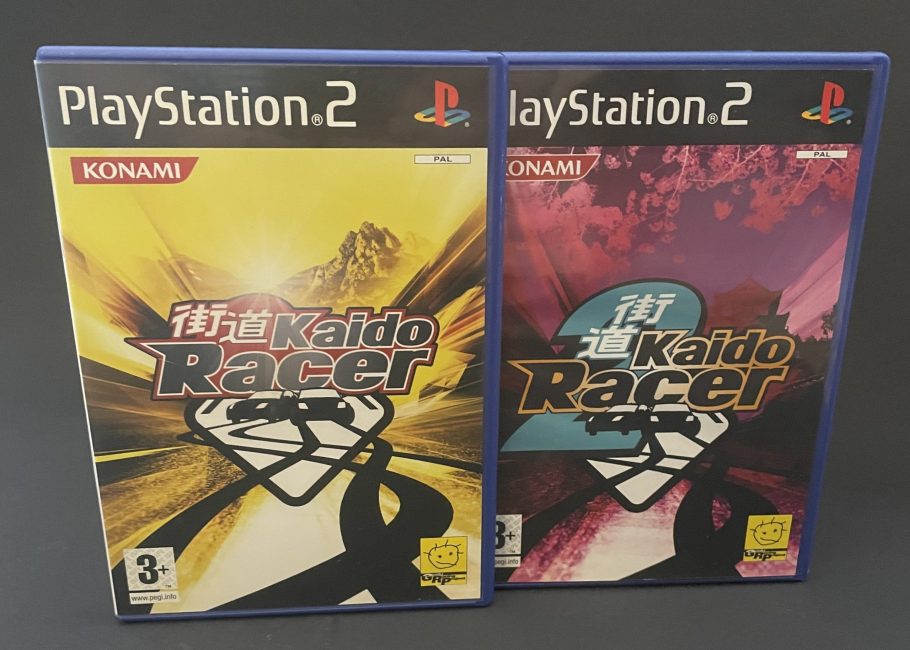 Photo des boîtes des deux "Kaido Racer" sorti sur PS2 en version PAL. (Jaquette avant)